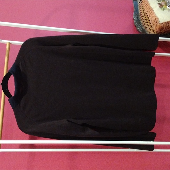 COS women's maroon long sleeved sweater with collar. EUC. Size L. - Picture 4 of 6